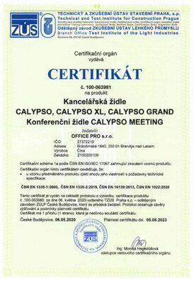 Calypso, Calypso XL, Calypso Grand irodai szék