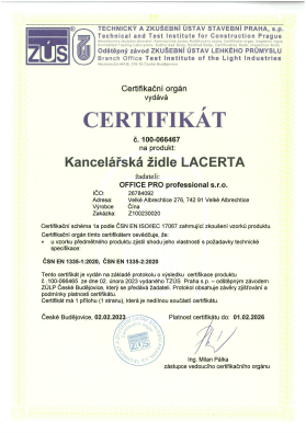 Kancelárska stolička Lacerta