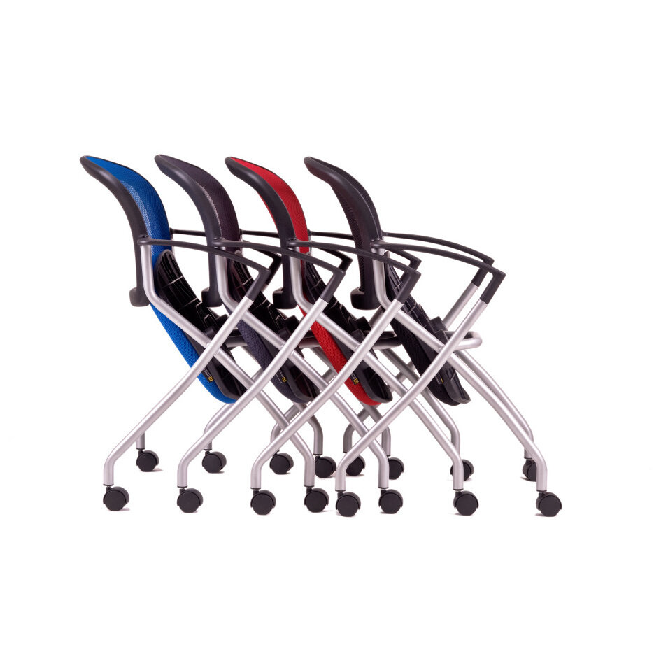 Görgős tárgyalószék, DK 15, antracit