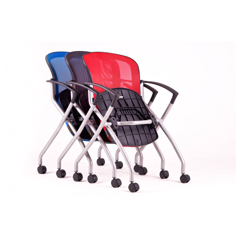 Görgős tárgyalószék, DK 15, antracit