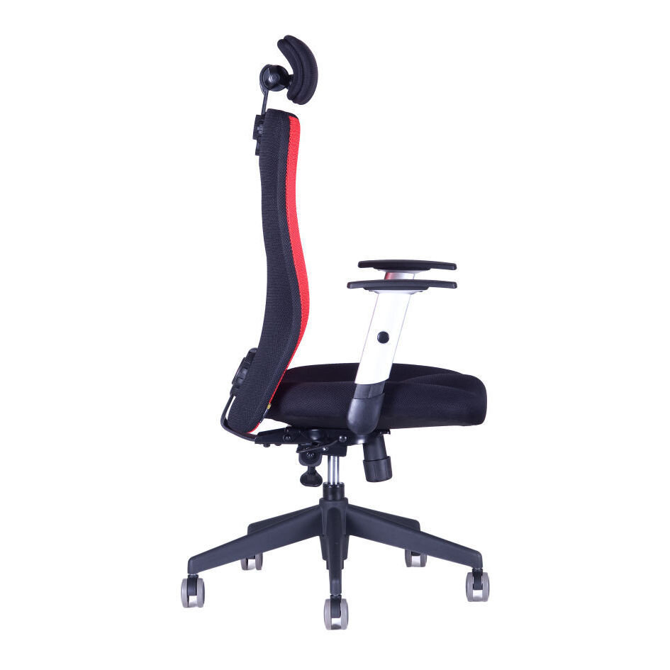 Irodai forgószék fejtámlával, 13A11, piros