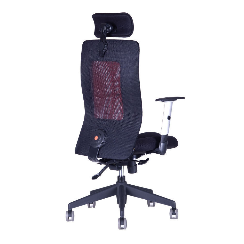 Irodai forgószék fejtámlával, 13A11, piros